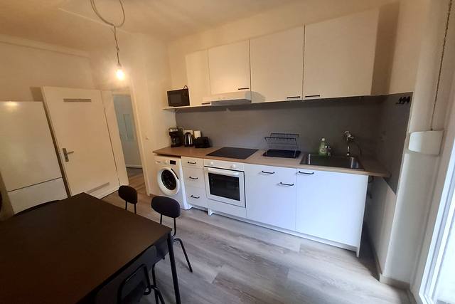 Küche in einer Living-21-Wohnung in Mönchengladbach